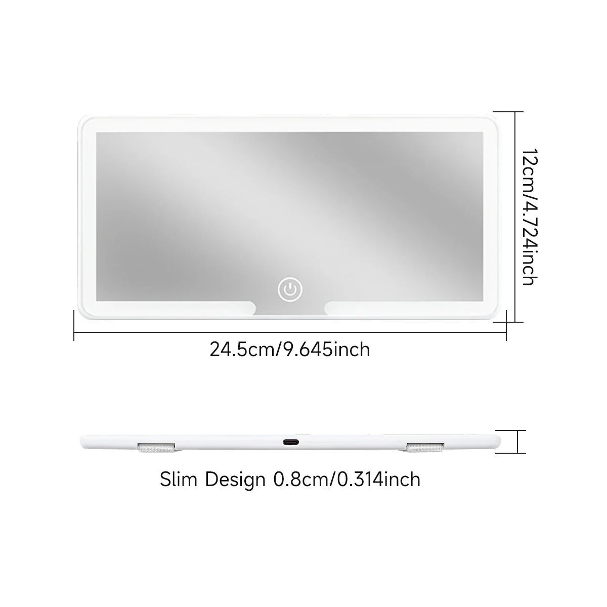 SideGaze™ - HD LED Interior Car Mirror