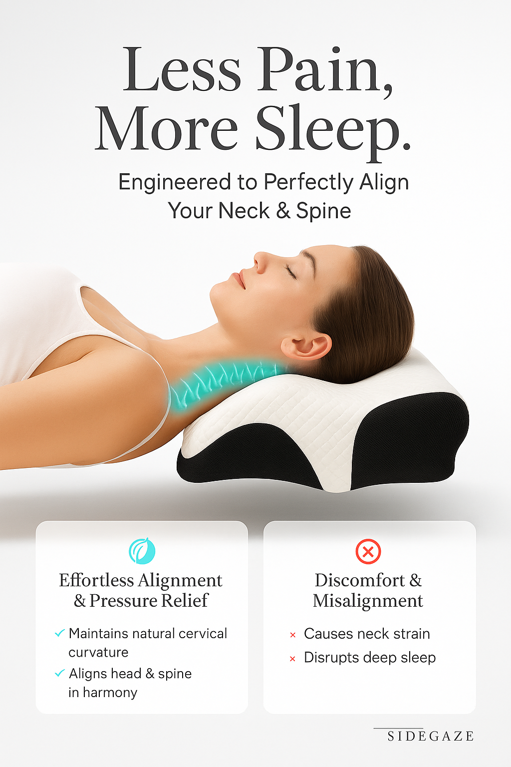 SideGaze™ - Somnus Pillow