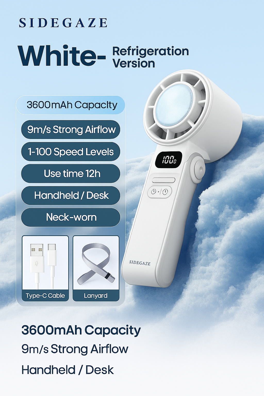 SideGaze™ -Turbo Cooling Fan