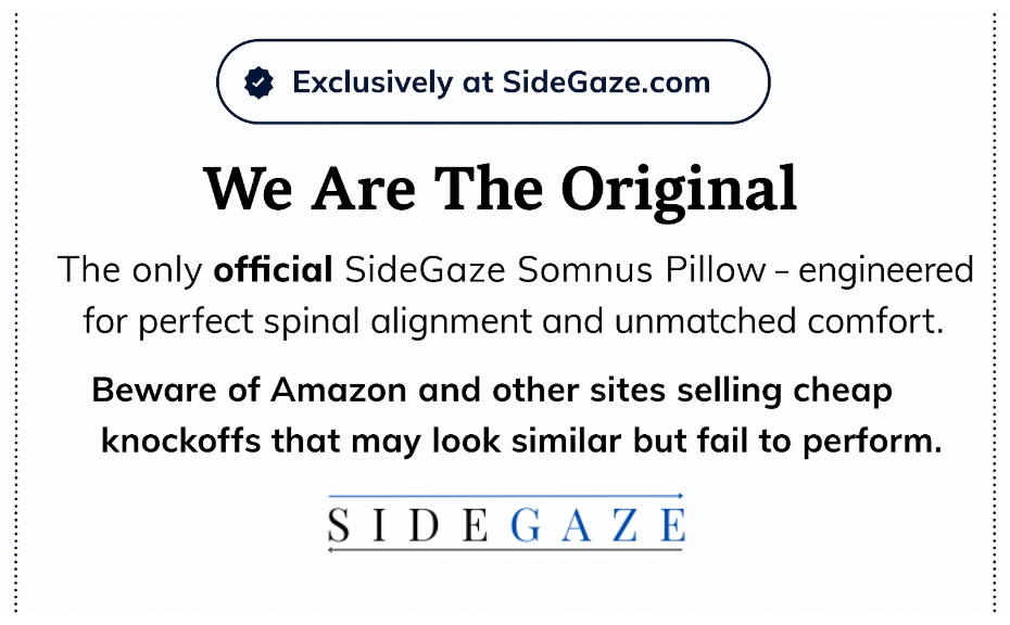 SideGaze™ - Somnus Pillow